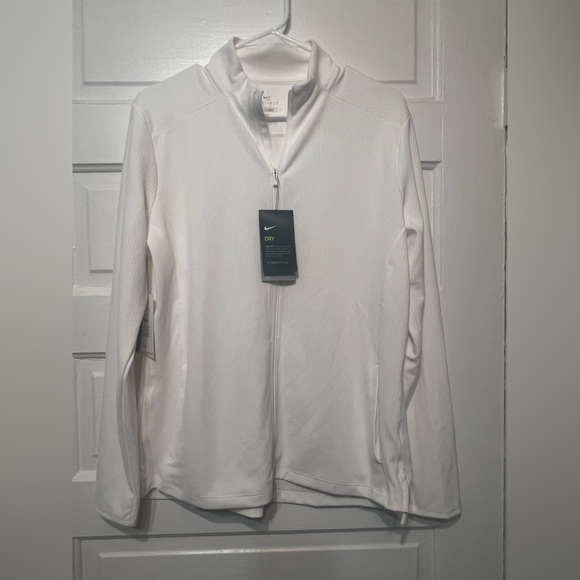 Nike Jackets & Blazers - Nike White Full-Zip Jacket